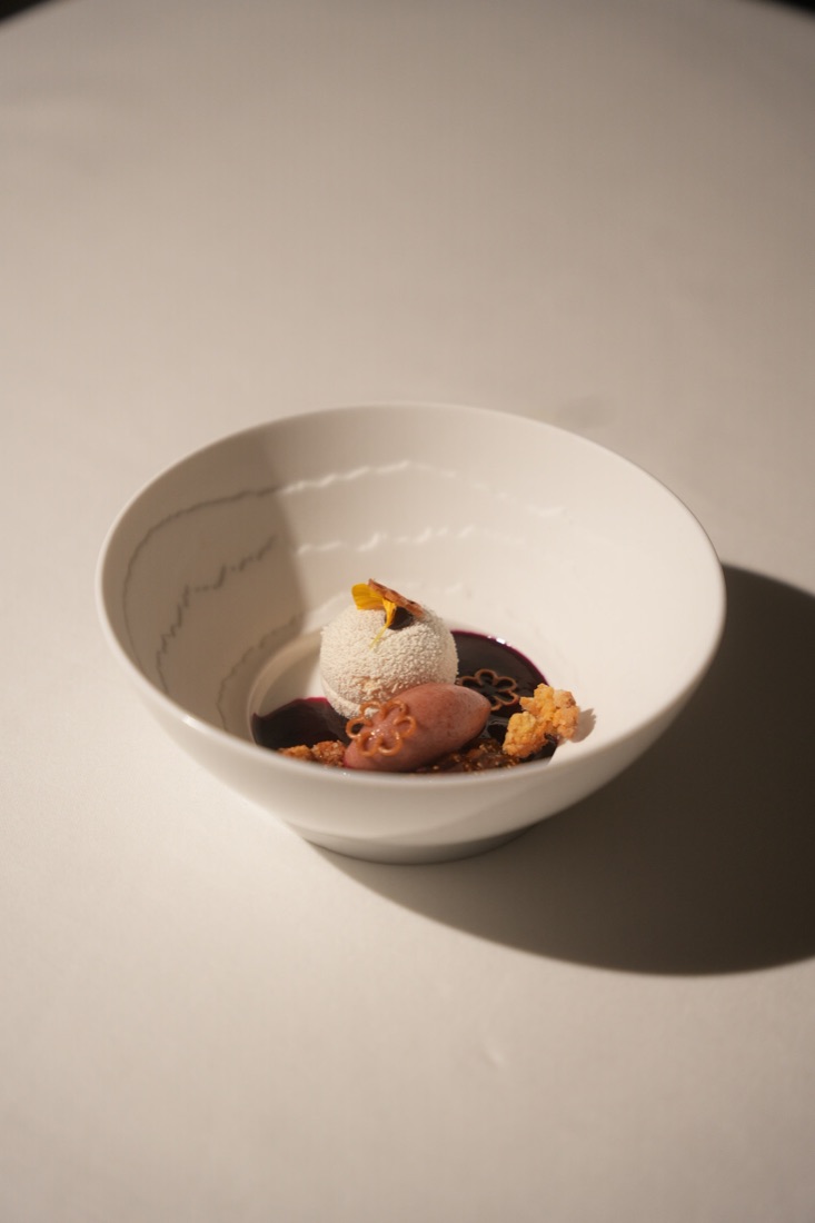 Dish with South Baden produce, plated at Das Eckert